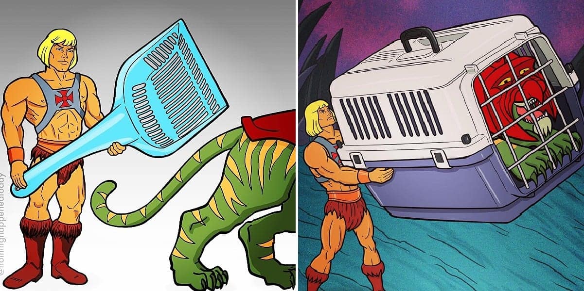80's Cartoon Hero He-Man Battles His Greatest Foe Yet; #CatLogic! - Cole &  Marmalade %