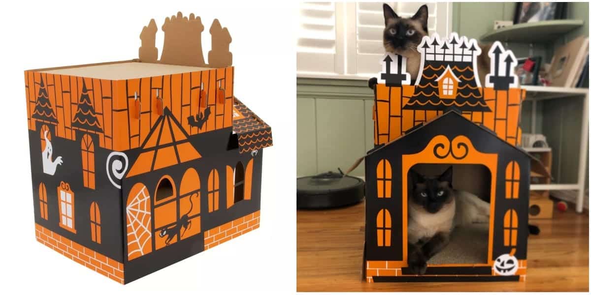 Boutique Halloween Castle Cat Scratcher Double Decker Hyde & EEK 