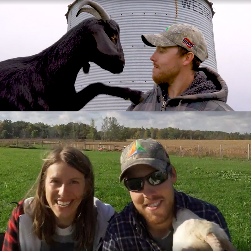 Megan Mostacci and Mike Peddle, Black Goat Sanctuary, Ontario