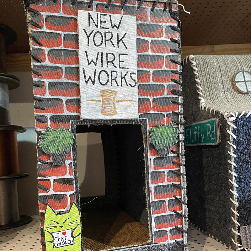 New York Wire Works cat house by Jak Arts
