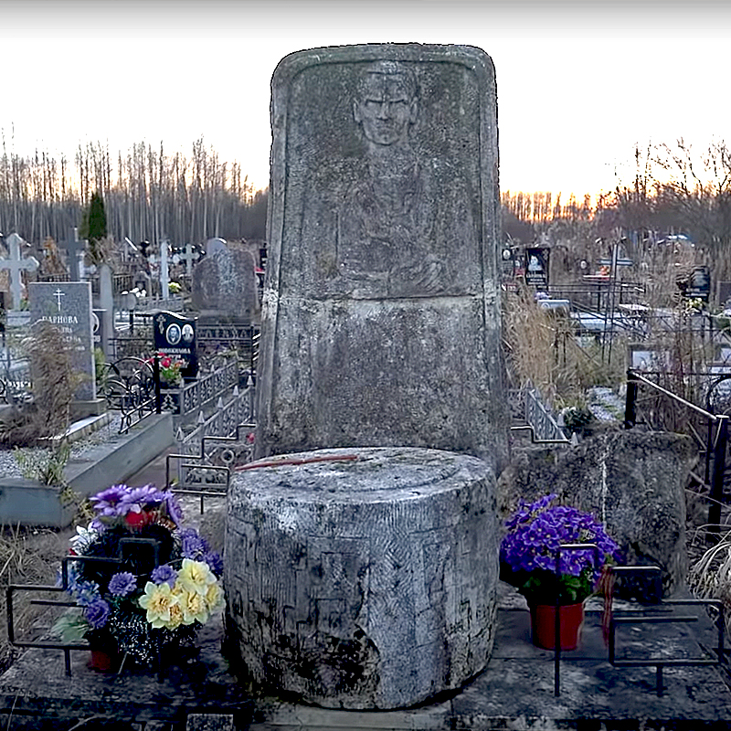 Cemetery in Sain Petersburg, Russia