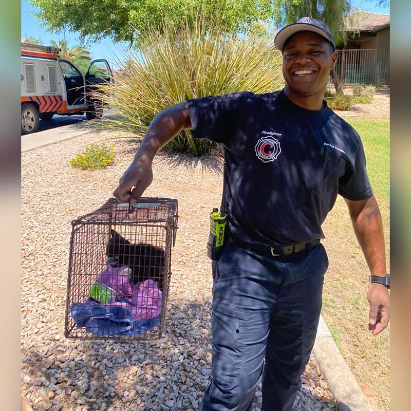 Humane Society and Chandler Fire Department