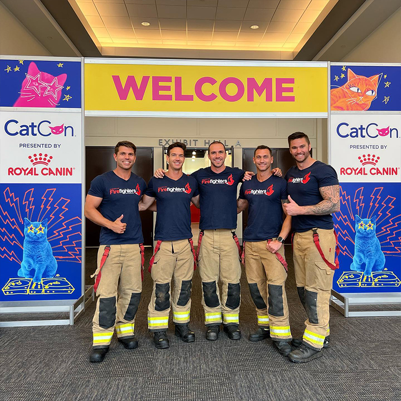 Australian Firefighters at CatCon in Pasedena