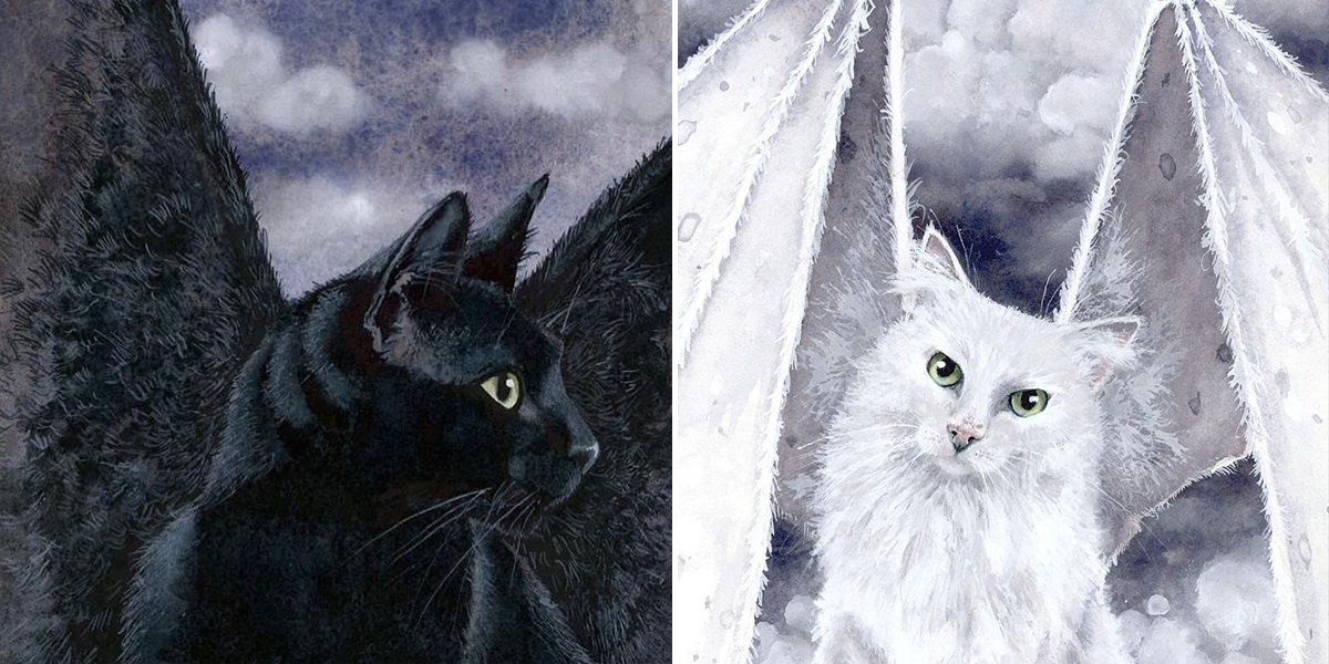 The Spooktacular 'Battycats' of Artist Maggie Vandewalle,Chattanooga, Tennessee