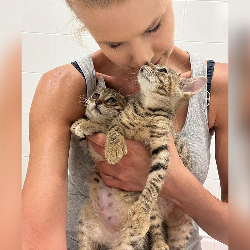 Beth Stern holds Samantha and Sydney