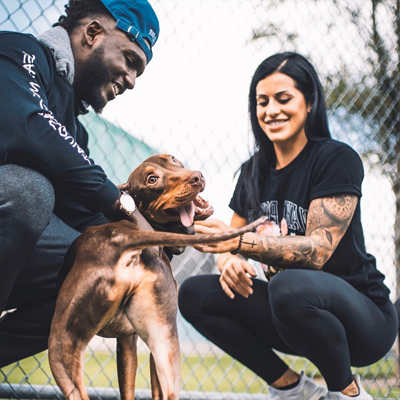 Chris Godwin and wife Mariah, founders of Team Godwin Foundation, The Tampa Bay Buccaneers 