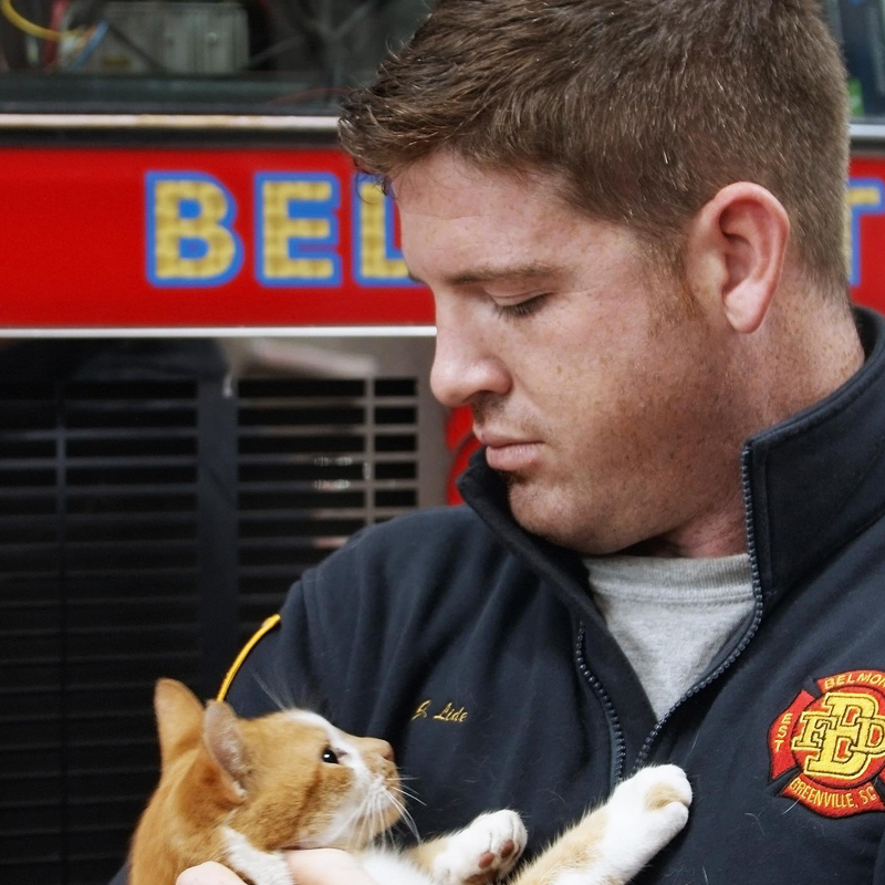 Fireman with Flame the cat, Cat Daddies