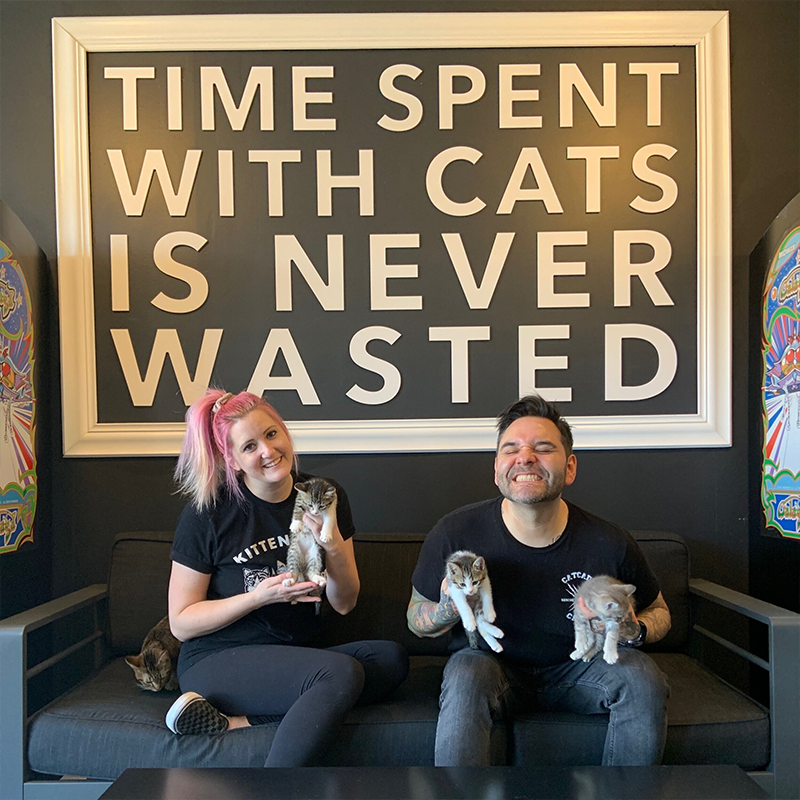Chris and Shelly, co-founders and directors of The Catcade.
