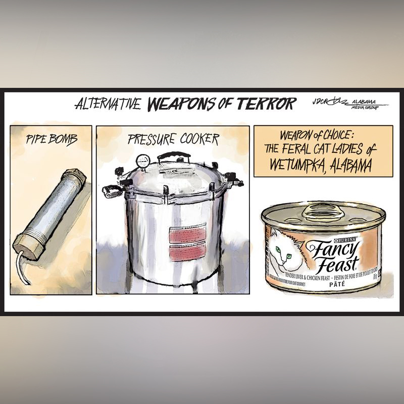 Cartoon of the Fancy Feast fiasco, AL.com