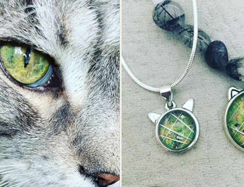 A Fallen Whisker or Two Becomes a Wearable Tribute to Feline Family Members