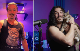 YouTuber musician Anthony Vincent, metal music with cats, Pyretta, cute aggression, funny metal music