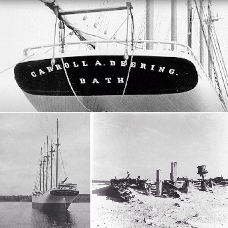 Carrol A. Deering, giant schooner that became the Ghost Ship of the Outer Banks.