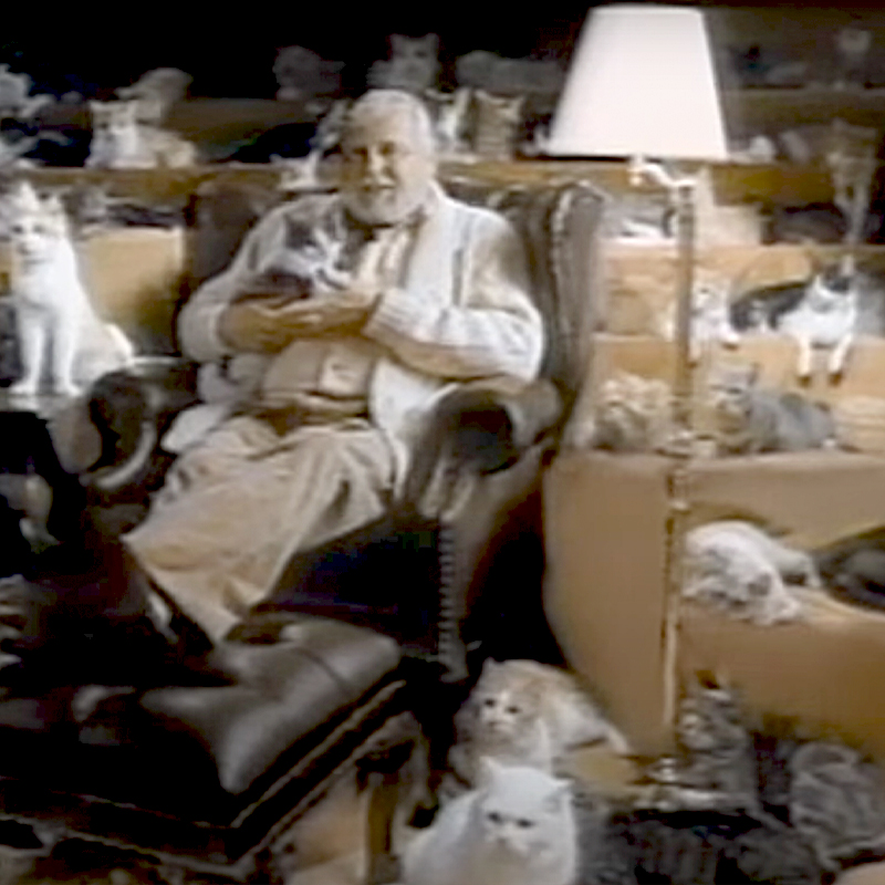 Edward Lowe in a commercial for Kitty Litter, 3