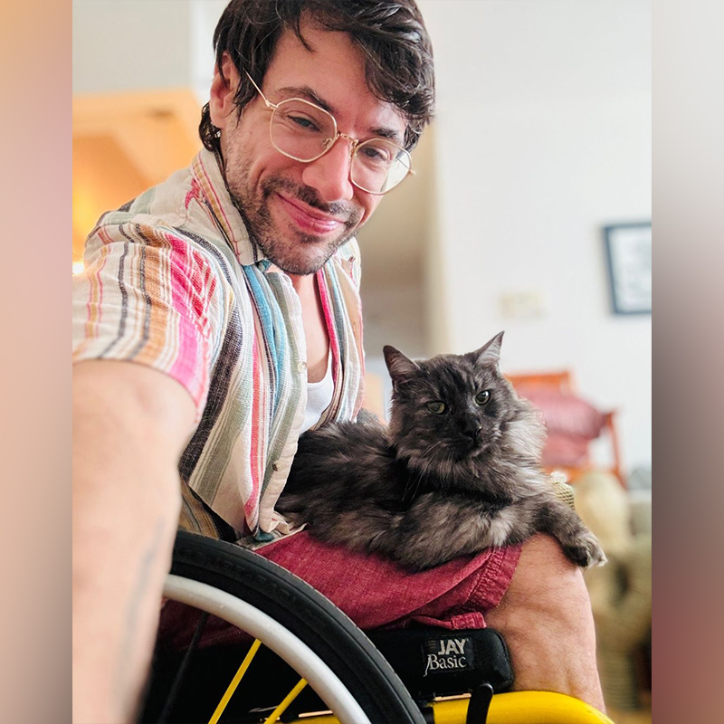 Joseph Kibler and his wife Carey Cox, Disabilities, Cerebral Palsy, HIV, Ehlers-Danlos Syndrome, Walk On documentary, Toulouse and Harpo, Yoda, Molly, New York, chosen one, 1